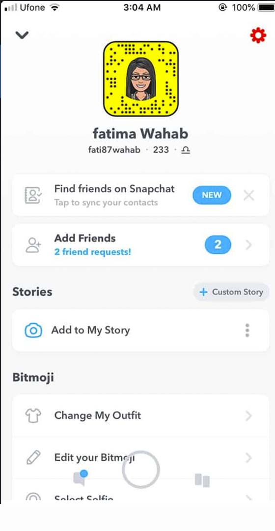 设置Snapchat个人资料追踪